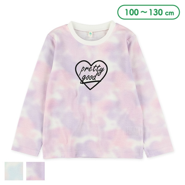 タイダイ風ロゴ長袖Tシャツ