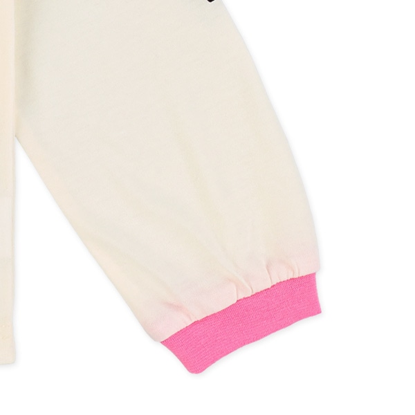 袖モチーフカラフル長袖Tシャツ