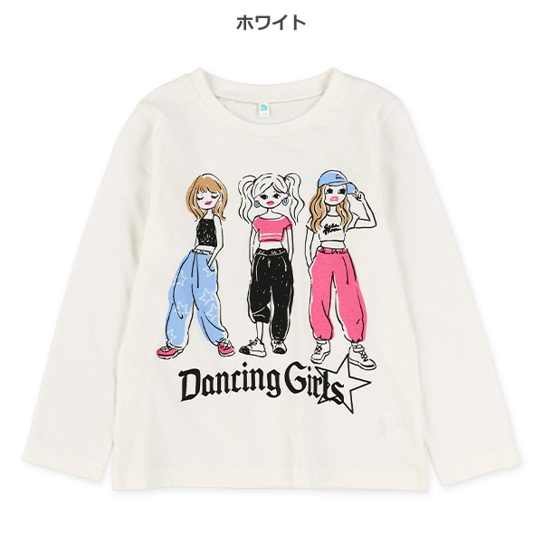 ガールズ長袖Tシャツ