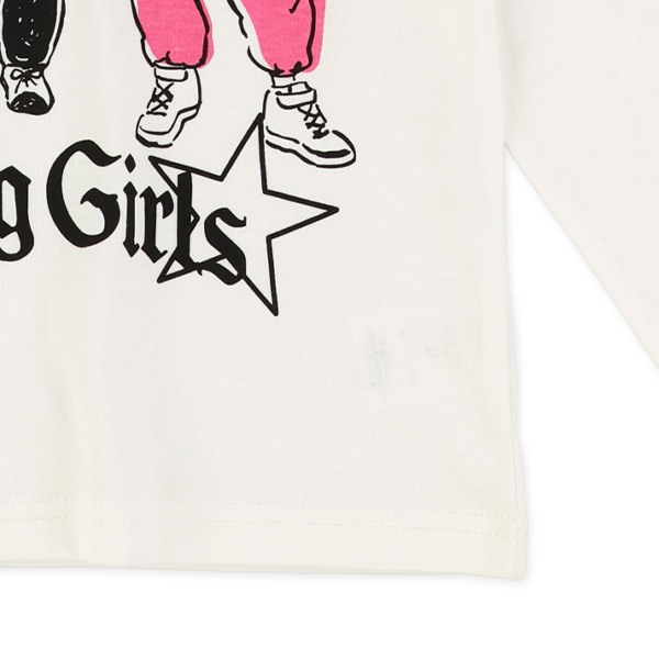 ガールズ長袖Tシャツ