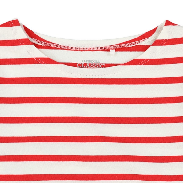 先染めボーダー長袖Tシャツ