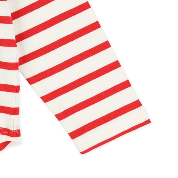 先染めボーダー長袖Tシャツ