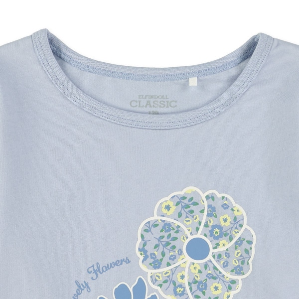 花束プリントTシャツ