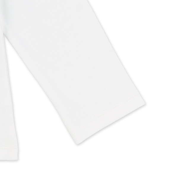 肩フリル白黒Tシャツ