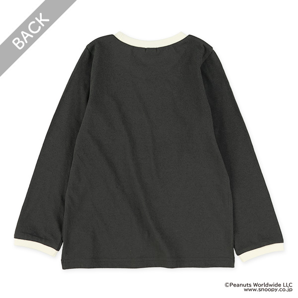 リンガー長袖Tシャツ（スヌーピー）