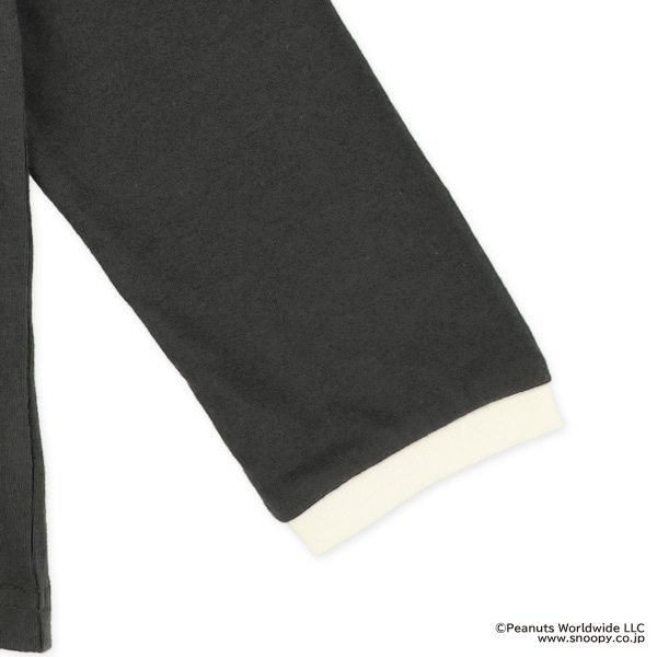リンガー長袖Tシャツ（スヌーピー）