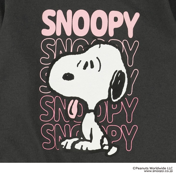 リンガー長袖Tシャツ（スヌーピー）