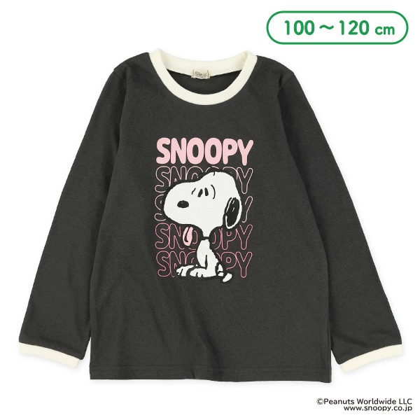 リンガー長袖Tシャツ（スヌーピー）