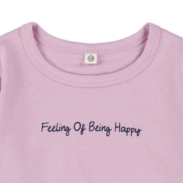 裾フリルレイヤード風長袖Tシャツ