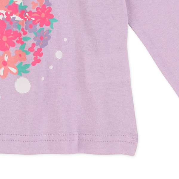 花ユニコーン長袖Tシャツ