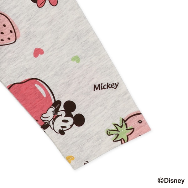 総柄長袖Tシャツ（ミッキーマウス・ミニーマウス）