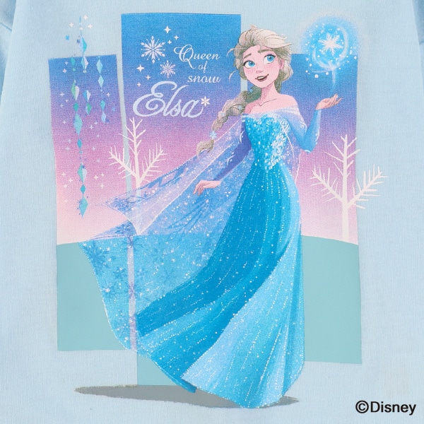 天竺長袖Tシャツ（アナと雪の女王）