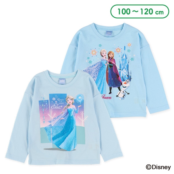 天竺長袖Tシャツ（アナと雪の女王）