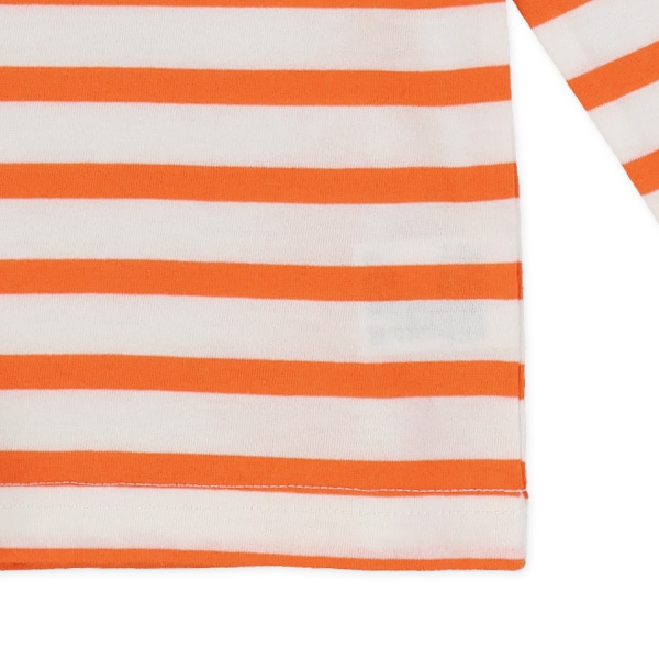 天竺先染めボーダー長袖Tシャツ