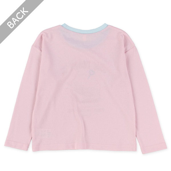 ロゴ・ハンバーガー・くま長袖Tシャツ