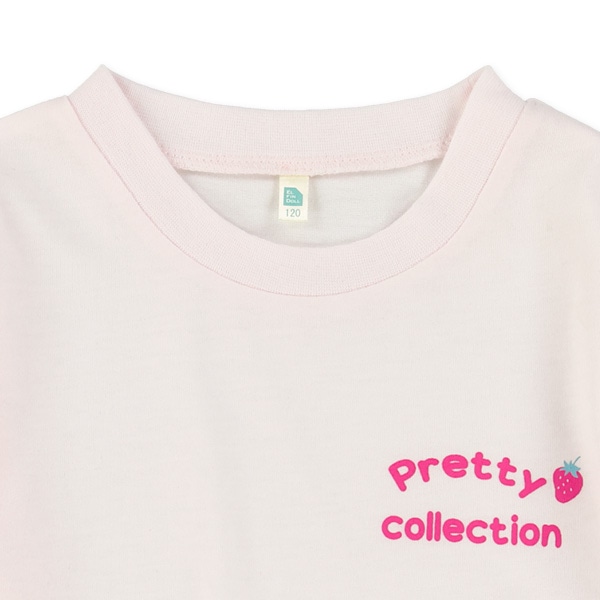 袖モチーフプリント長袖Tシャツ