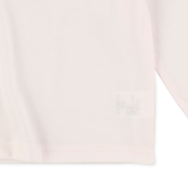 袖モチーフプリント長袖Tシャツ