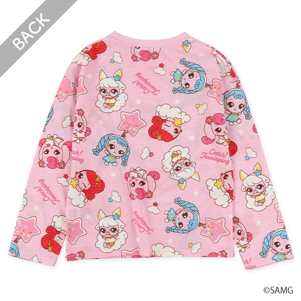 総柄長袖Tシャツ（シークレットキャッチ!ティニピン）