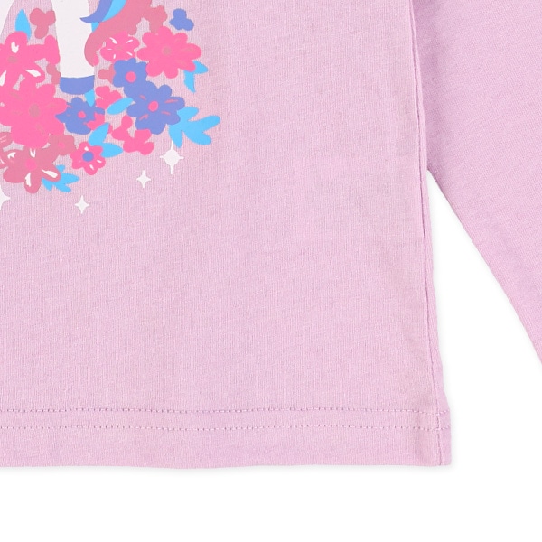 花ユニコーン長袖Tシャツ
