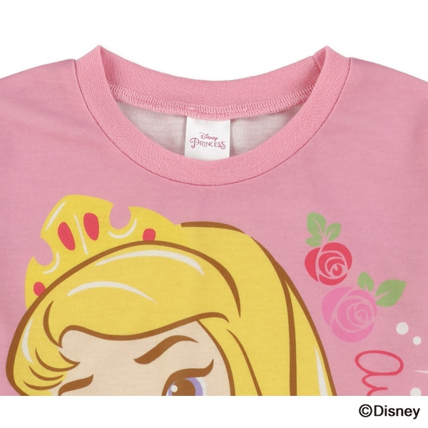 コミック柄長袖Tシャツ長袖Tシャツ（ディズニープリンセス）