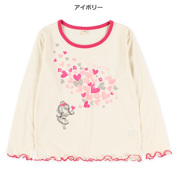 ハートメロウ長袖Tシャツ