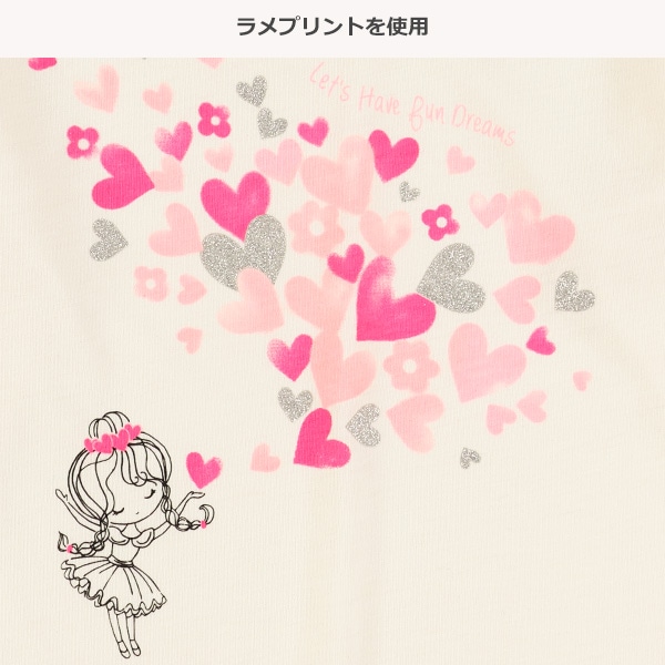 ハートメロウ長袖Tシャツ