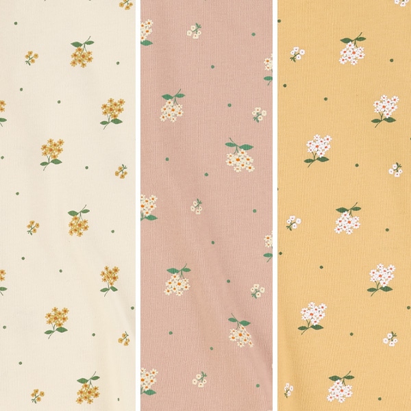 花総柄長袖Tシャツ