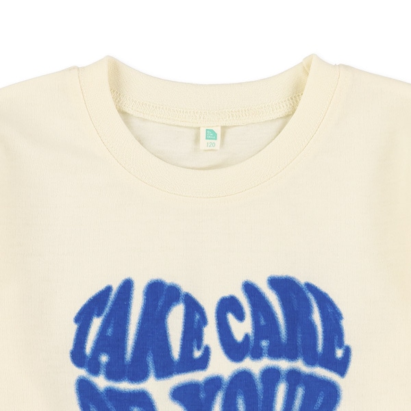 ハートモチーフ長袖Tシャツ