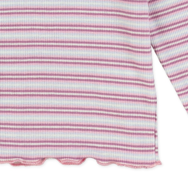 スパンテレコボーダー長袖Tシャツ
