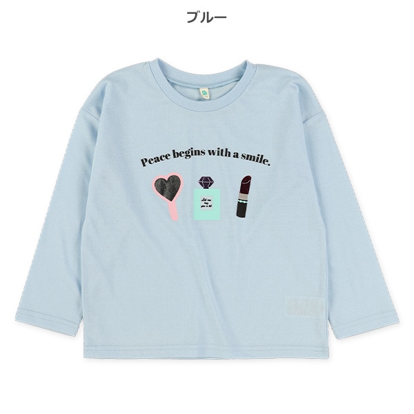 モチーフロゴ長袖Tシャツ