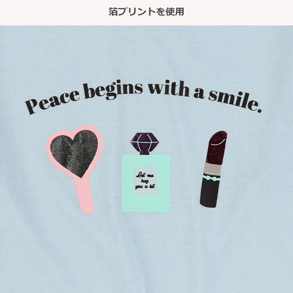 モチーフロゴ長袖Tシャツ