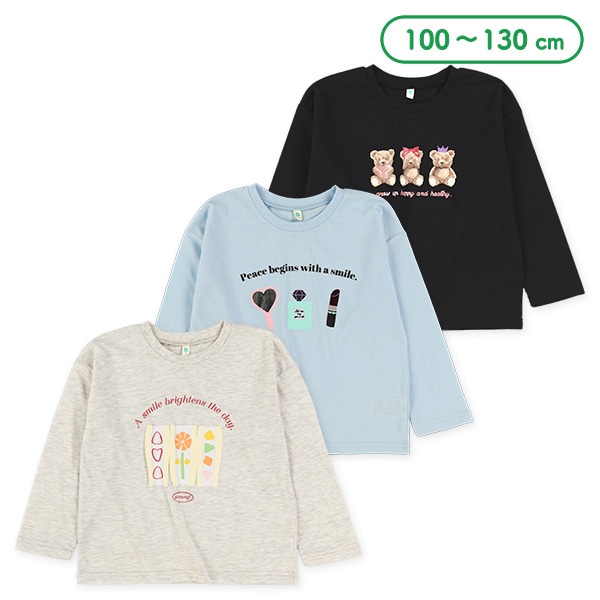 モチーフロゴ長袖Tシャツ