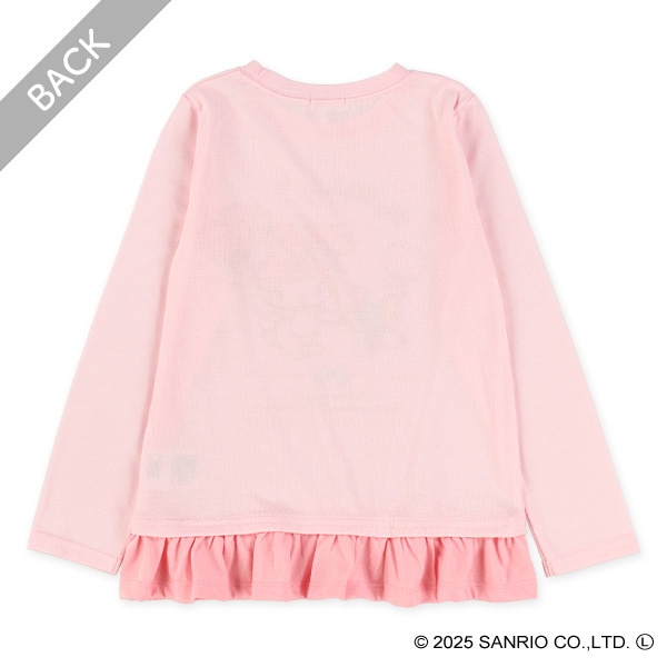 裾フリル長袖Tシャツ（サンリオ）