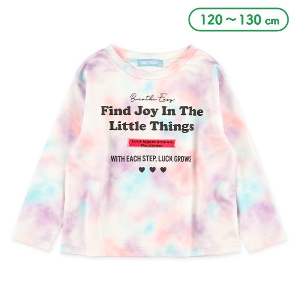 ポンチライトタイダイ長袖Tシャツ