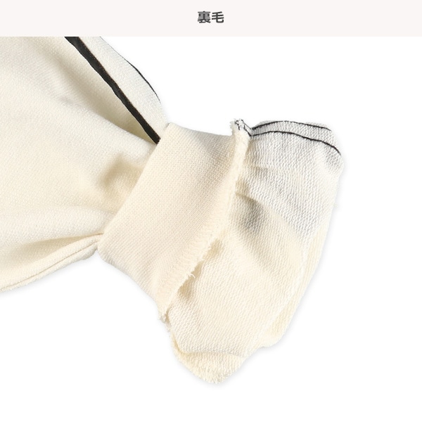 ミニ裏毛袖テープ＆リボンスウィーツ柄長袖Tシャツ