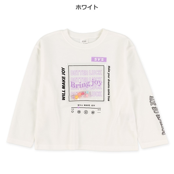 PVCチケット長袖Tシャツ