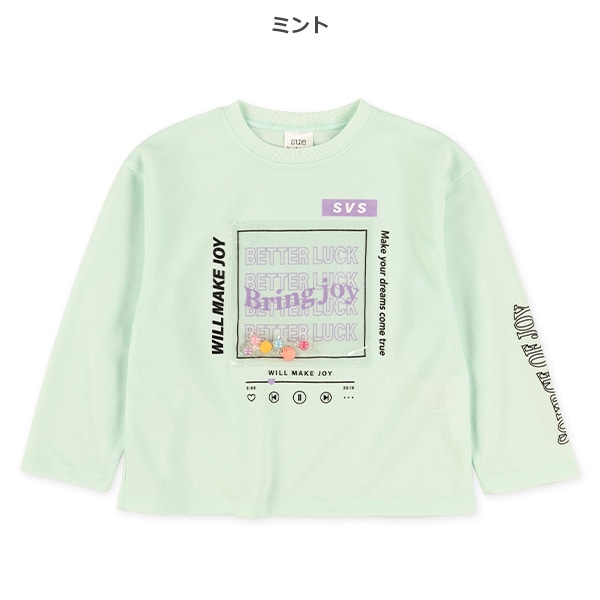 PVCチケット長袖Tシャツ