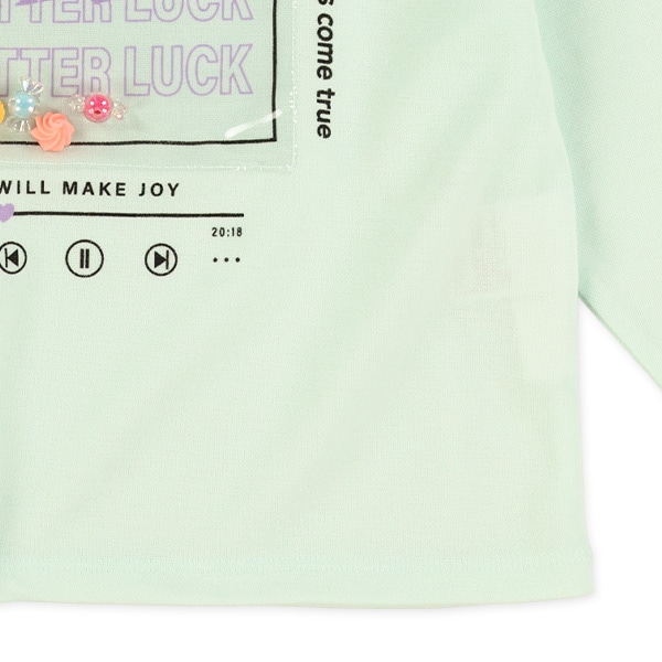 PVCチケット長袖Tシャツ