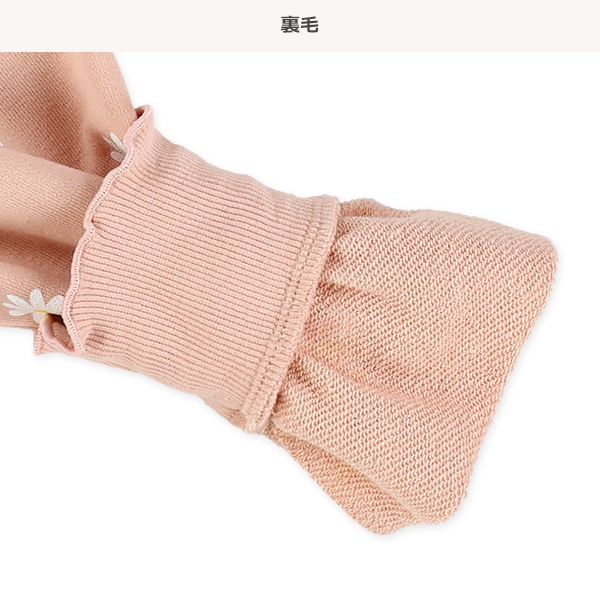 裏毛花総柄切り替えトレーナー