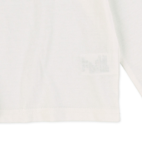 ワッフルカーディガン&ロゴ長袖Tシャツセット