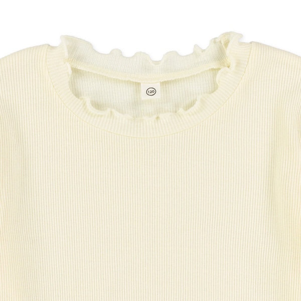 テレコレースハイネック長袖Tシャツ