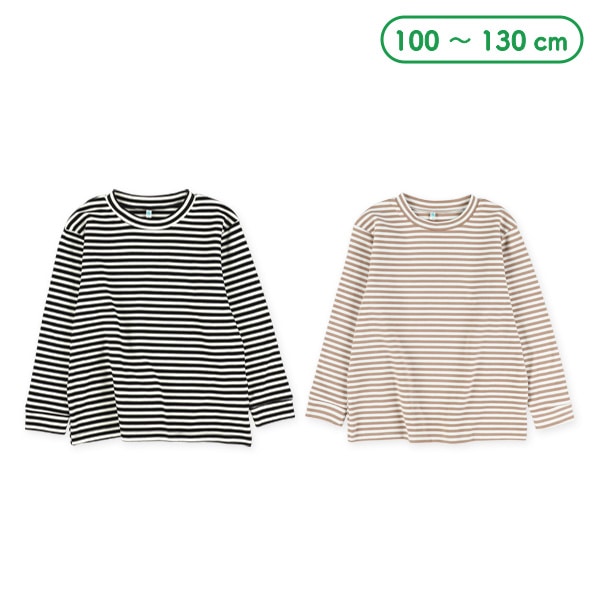 ライトフリースボーダー長袖Tシャツ
