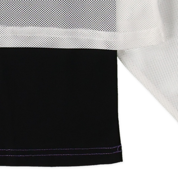 メッシュロゴレイヤード風長袖Tシャツ