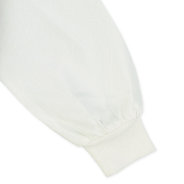 ジャガードベストレイヤード風長袖ブラウス