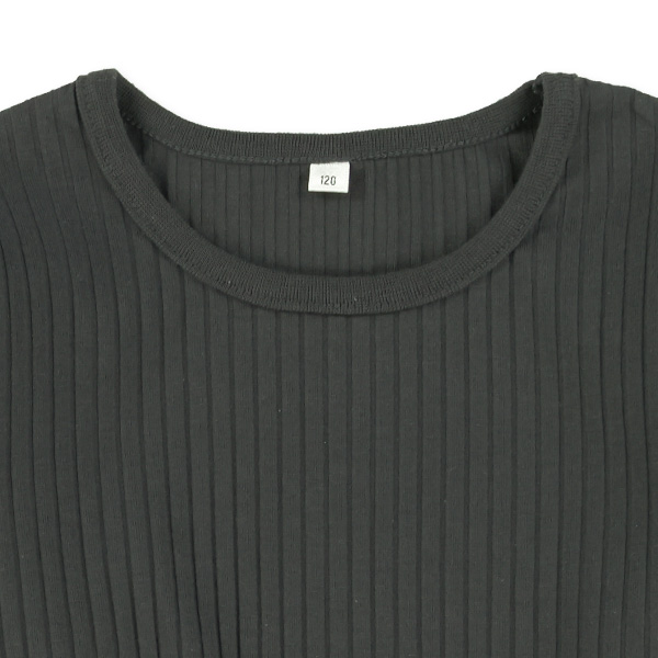 ヒョウ柄チュールキャミソール&長袖Tシャツセット