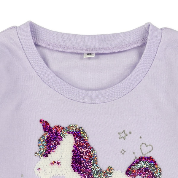ユニコーンスパンコール長袖Tシャツ