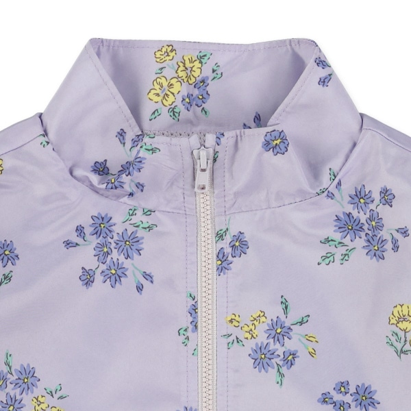 裏メッシュ花総柄ジャケット