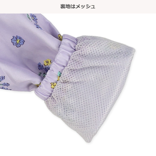 裏メッシュ花総柄ジャケット