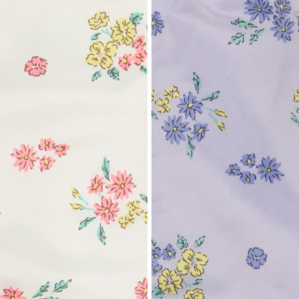 裏メッシュ花総柄ジャケット