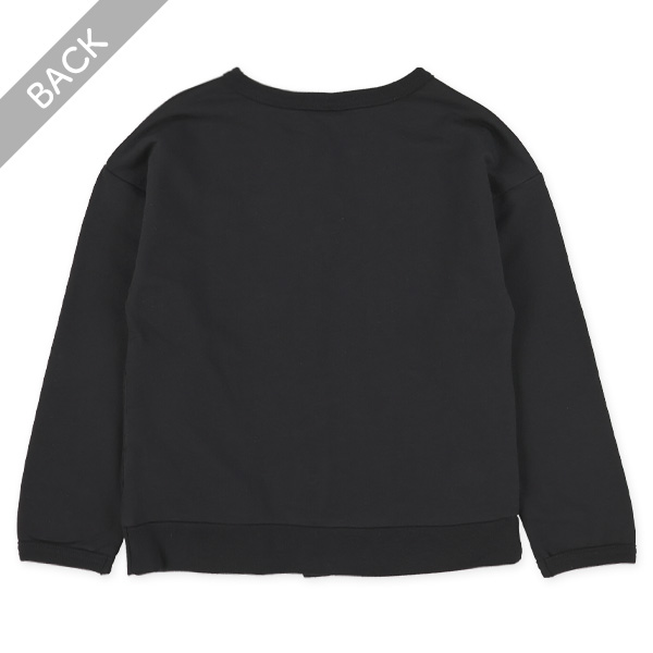 裏毛無地カーディガン